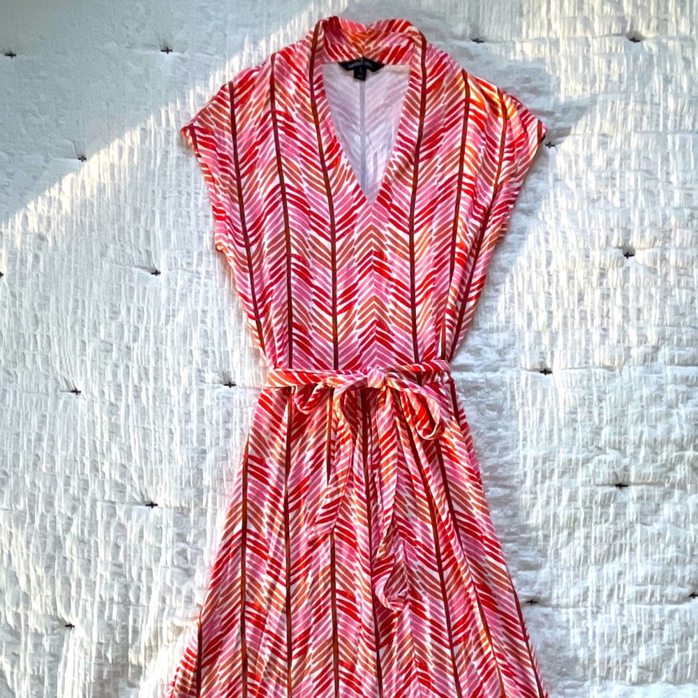 Landsend pink knee length dress
